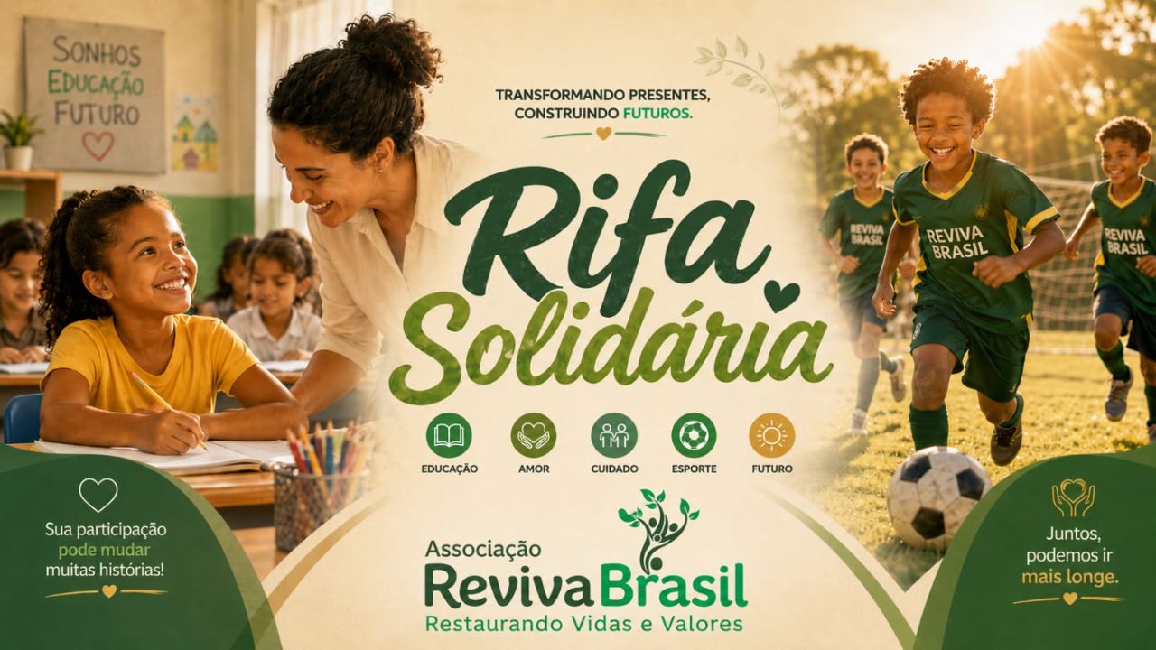 Rifa Solidária - Associação Reviva Brasil